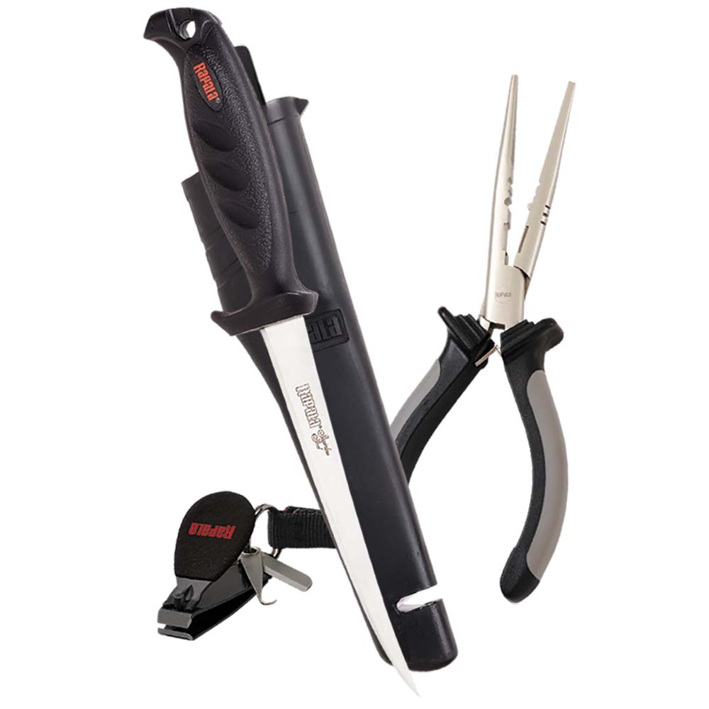 Rapala Combo Pack - Pliers, Filet Knife and Line Clippers